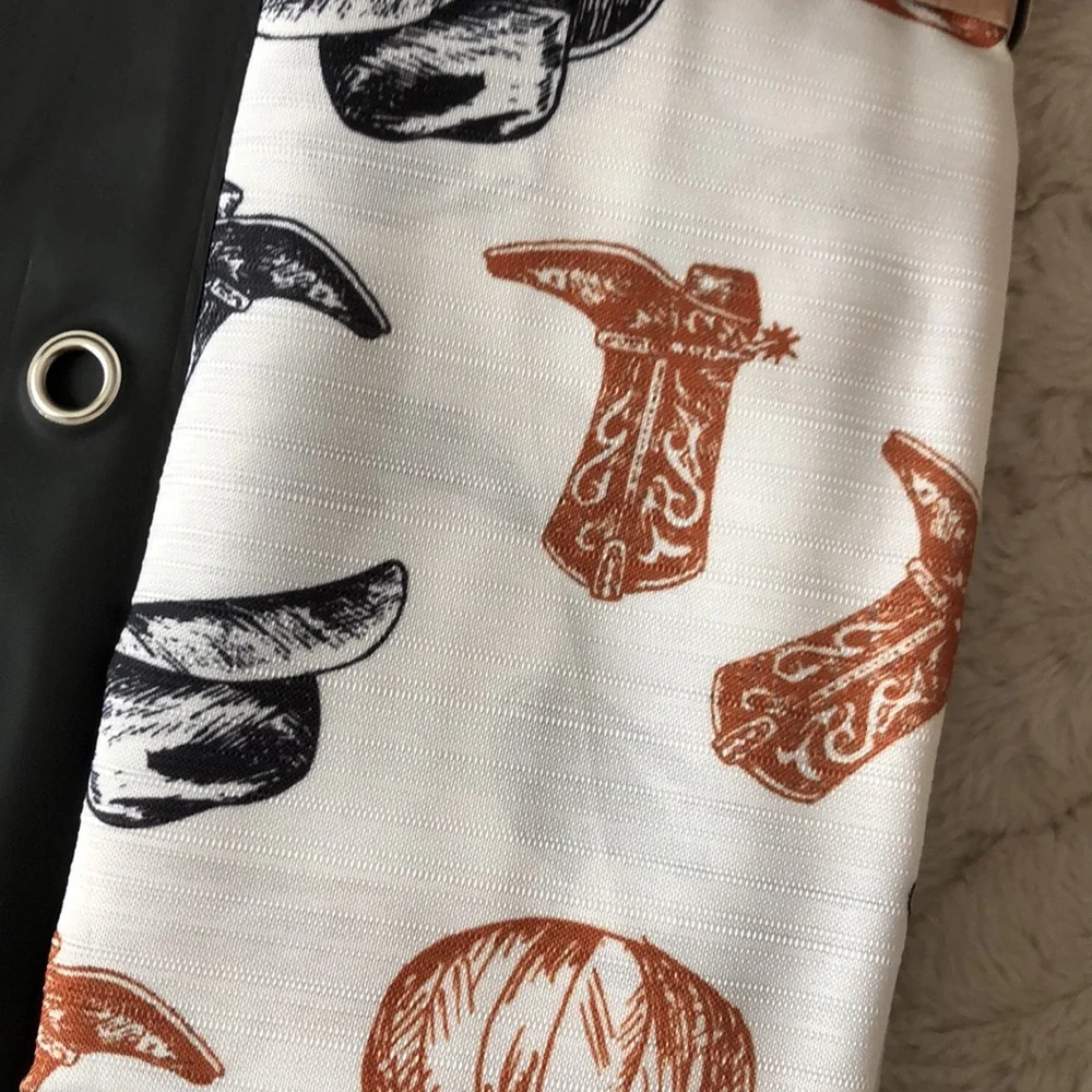 Wrangler FALL Western Shower Curtain Set